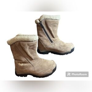 SOREL WaterFall Waterproof Side Zippers Winter Boots Womens 7 Thinsulate Ultra‎